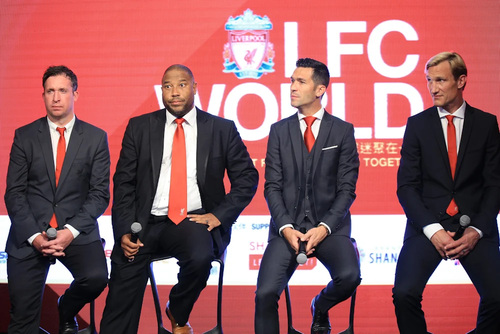 John Barnes - second from the left