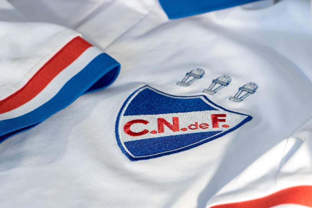 Club Nacional logo on jersey