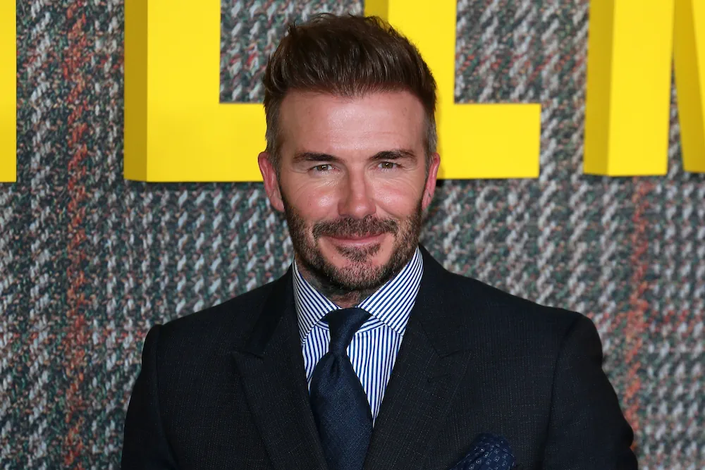 David Beckham at an event