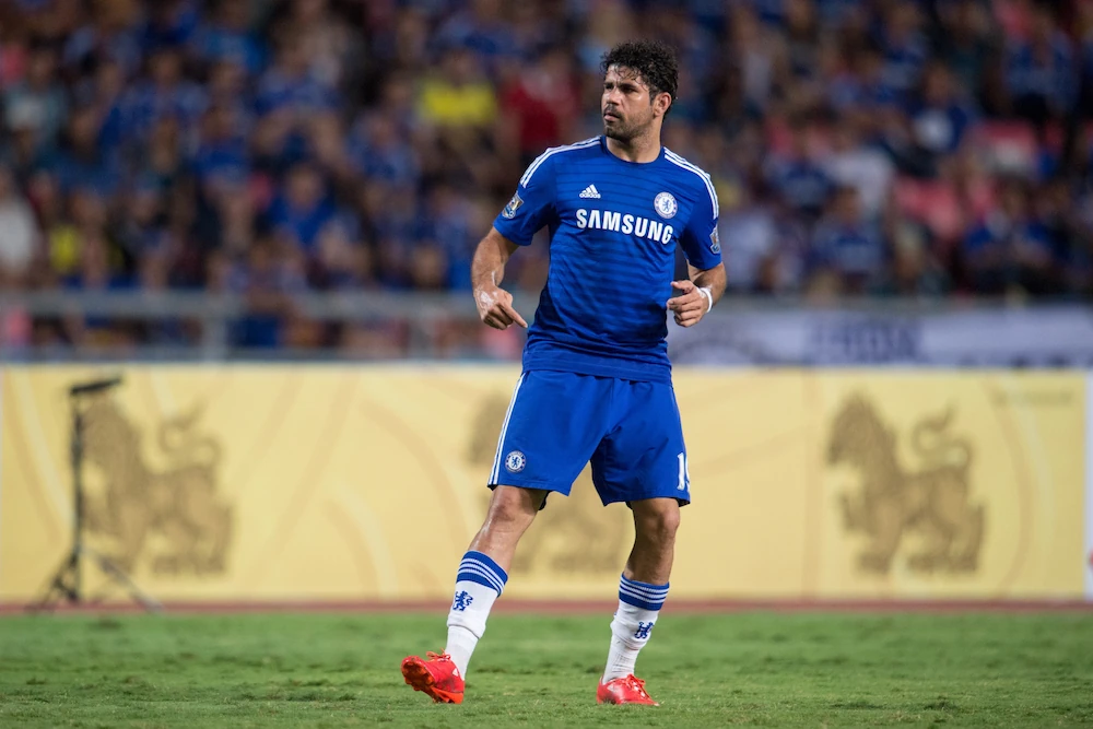 Diego Costa while playing for Chelsea