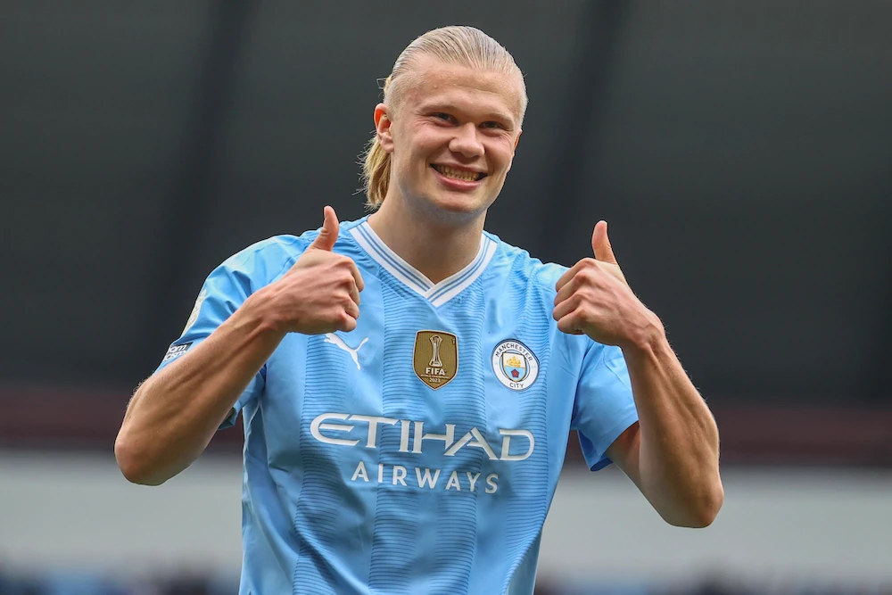 Thumbs up from Haaland!