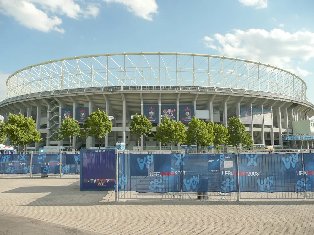 The Ernst Happel Stadium in Vienna