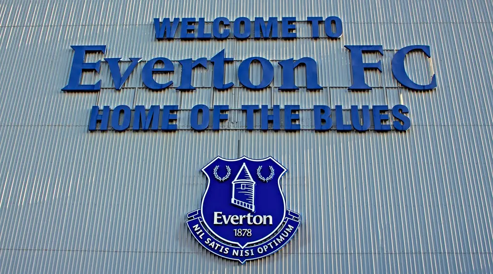 Everton - on the facade of Goodison Park