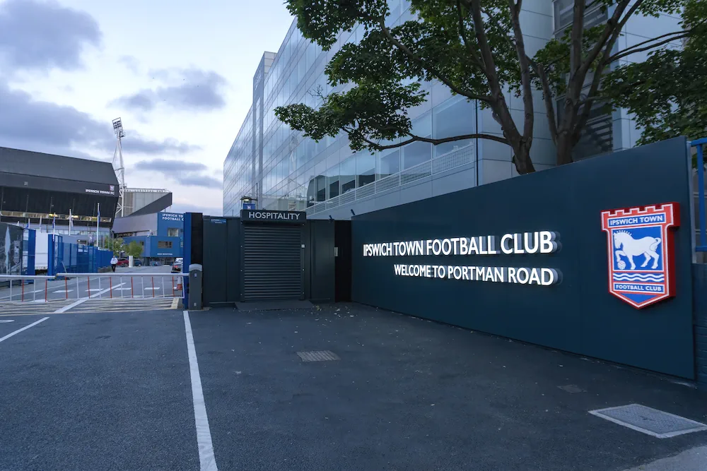 Entrance to Portman Road - home arena to Ipswich Town