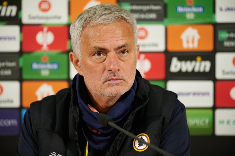 Jose Mourinho during his time at Roma