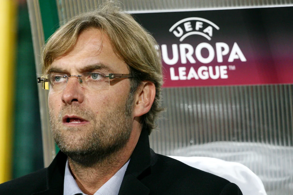 Jürgen Klopp while at Borussia Dortmund