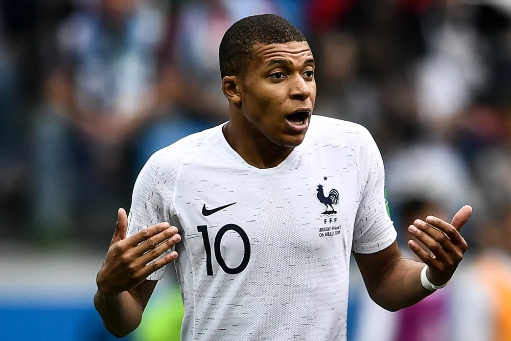 Kylian Mbappe - the man in white