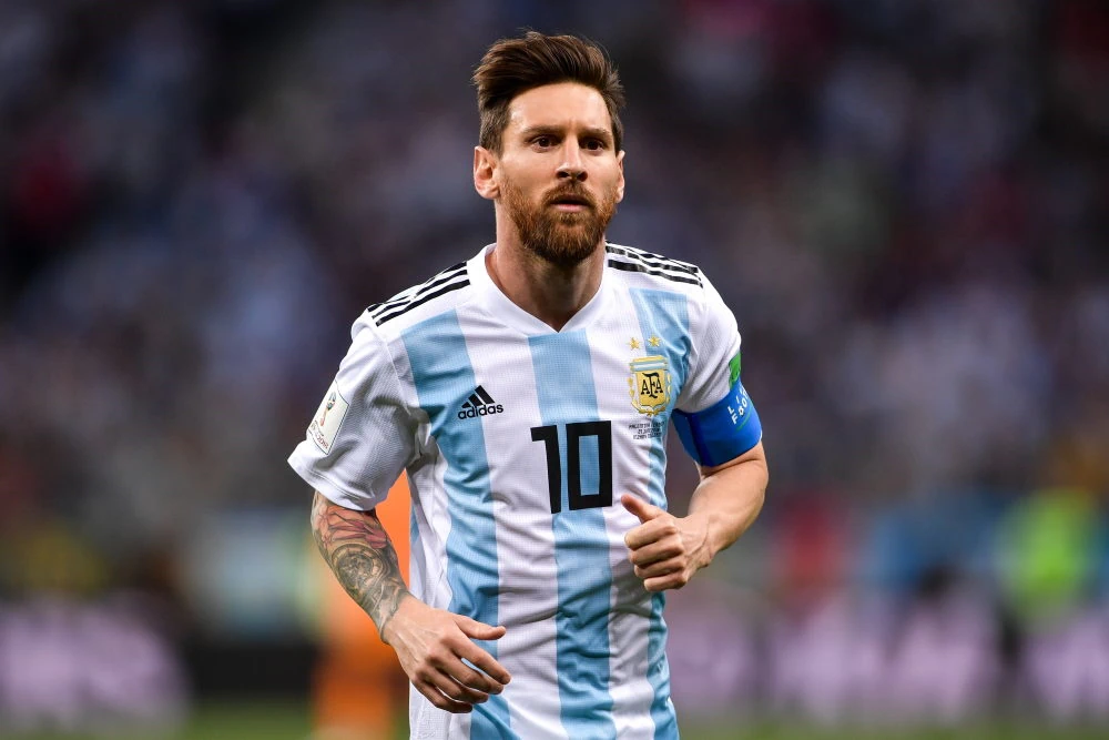 Lionel Messi - playing for Argentina here