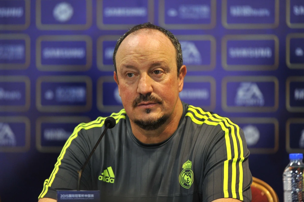 Rafael Benítez when coaching Real Madrid