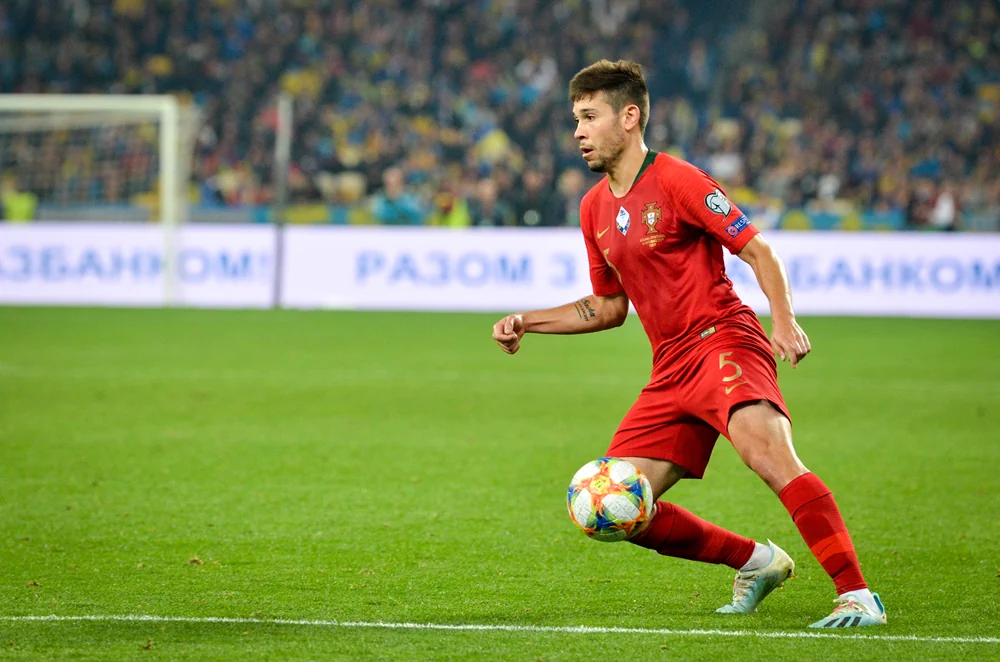 Raphaël Guerreiro playing for Portugal