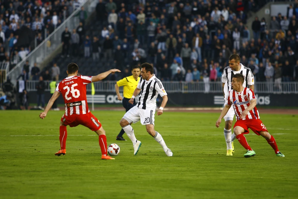 Red Star Belgrade match against Partizan