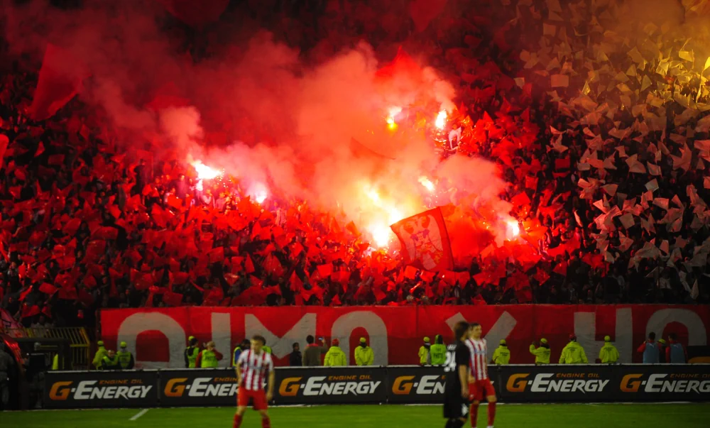 Red Star Belgrade fans