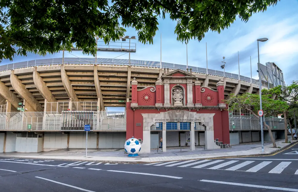 Entrance to Estadio Heliodoro Rodríguez López  - CD Tenerife's stadium