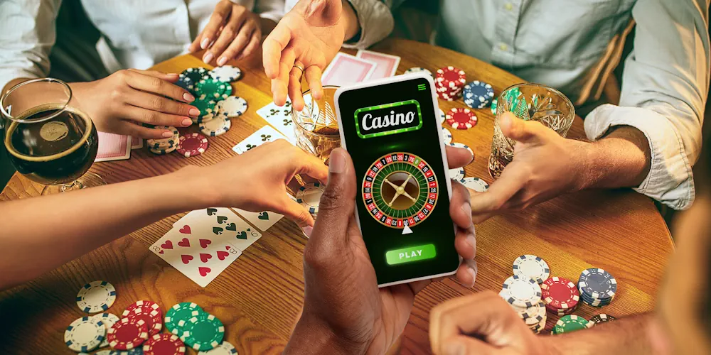 Casino on the table