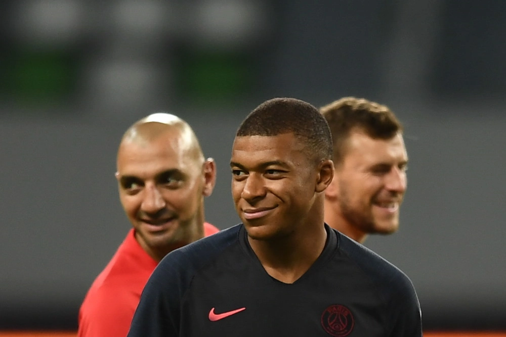 Kylian Mbappé - smiling close up