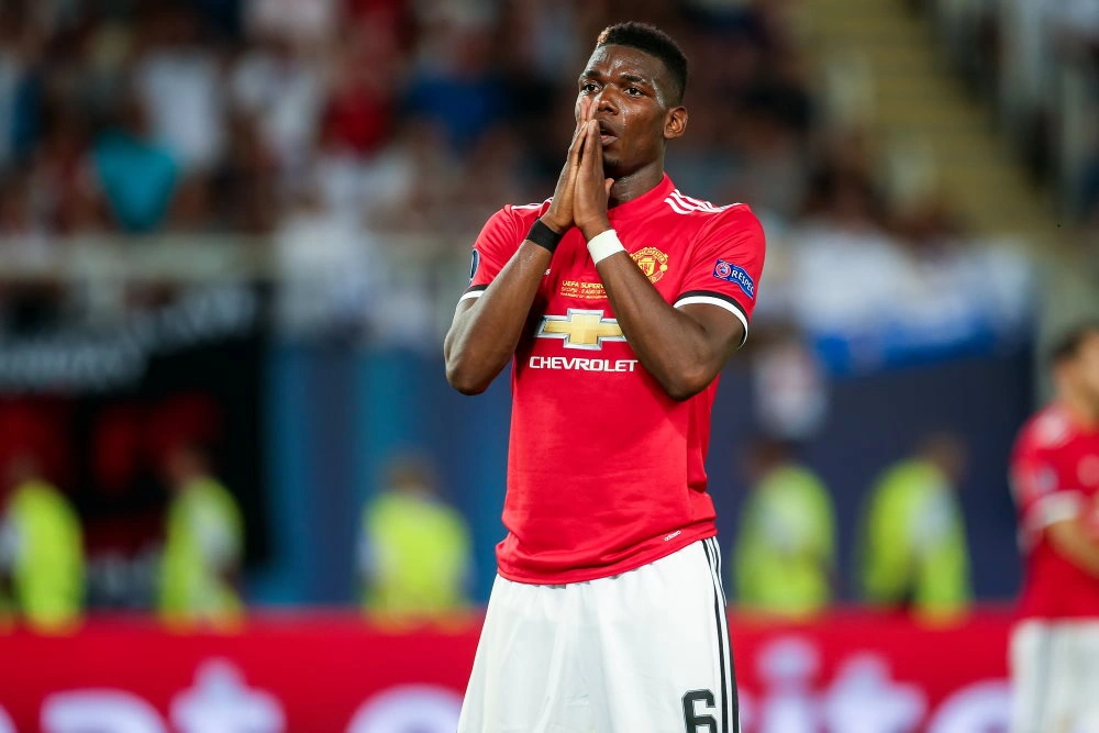 Paul Pogba, here in Manchester United