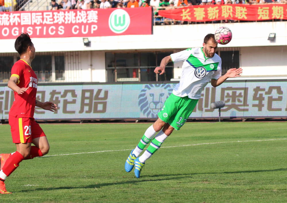 Bas Dost - here playing in Wolfsburg